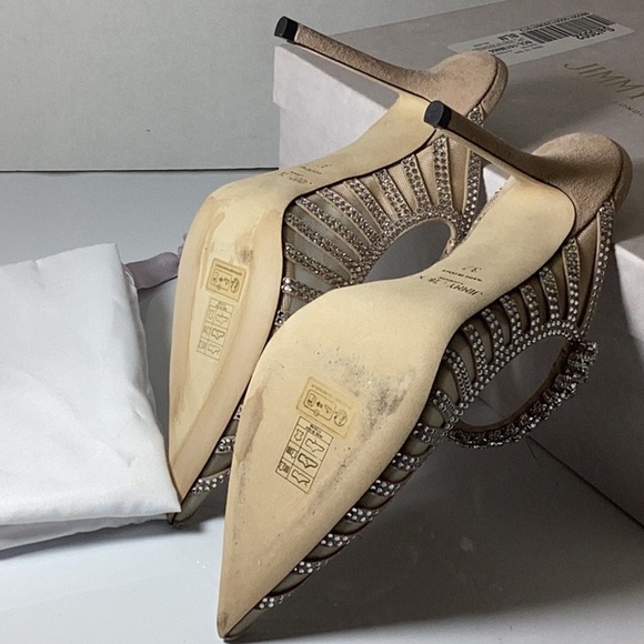 Jimmy Choo
100mm Bing crystal-embellished mules - Picture 12 of 15